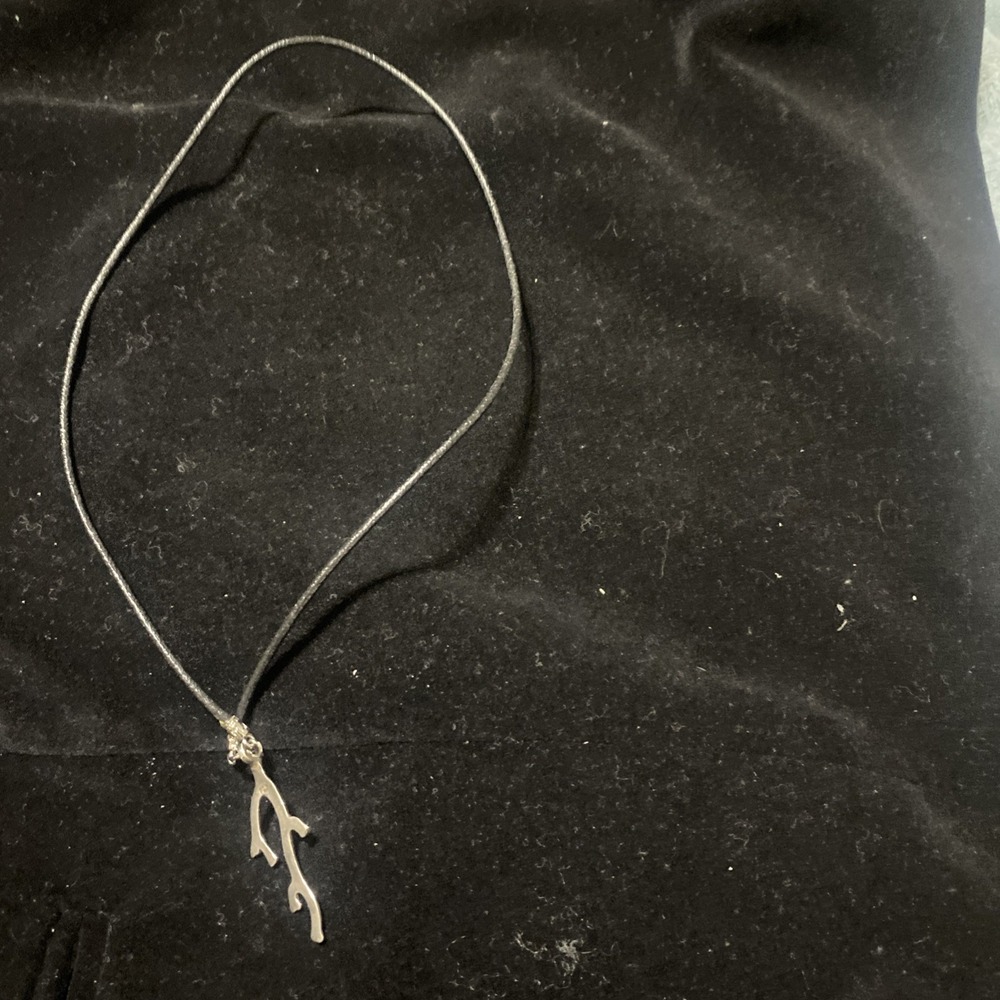 Leather Sterling (925) Pendant